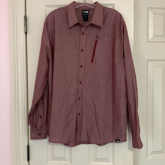 The North Face Button Up Shirt Mens Cronin Long Sleeve Hiking gorpcore L…‎ - Picture 2 of 6